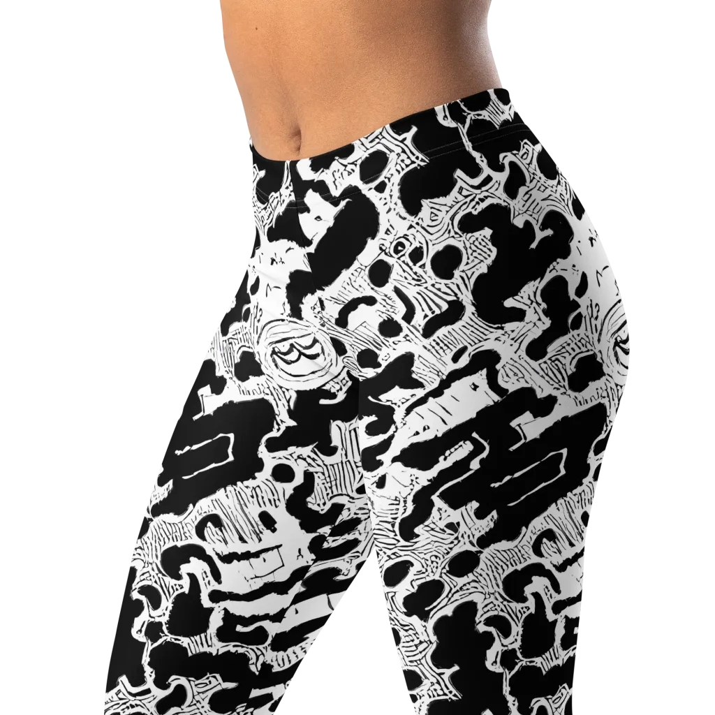 Inkbone Rapture on Leggings — Left Front
