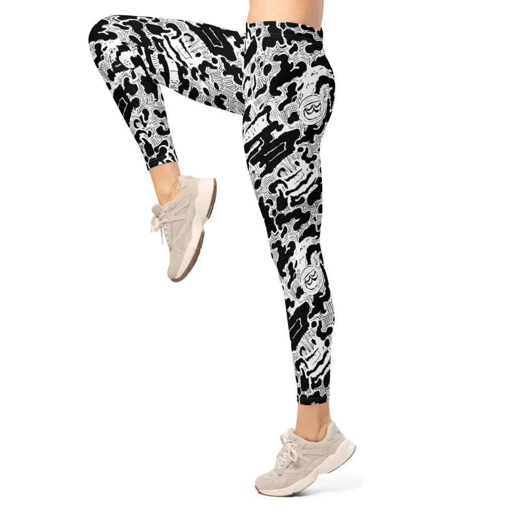 Inkbone Rapture on Leggings — Left