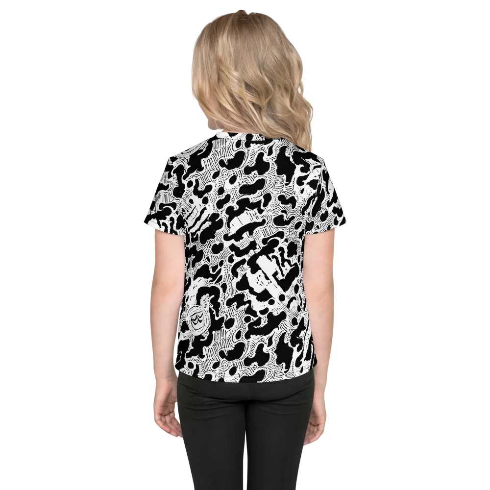 Inkbone Rapture on Kids Crew Neck T-Shirt — Back