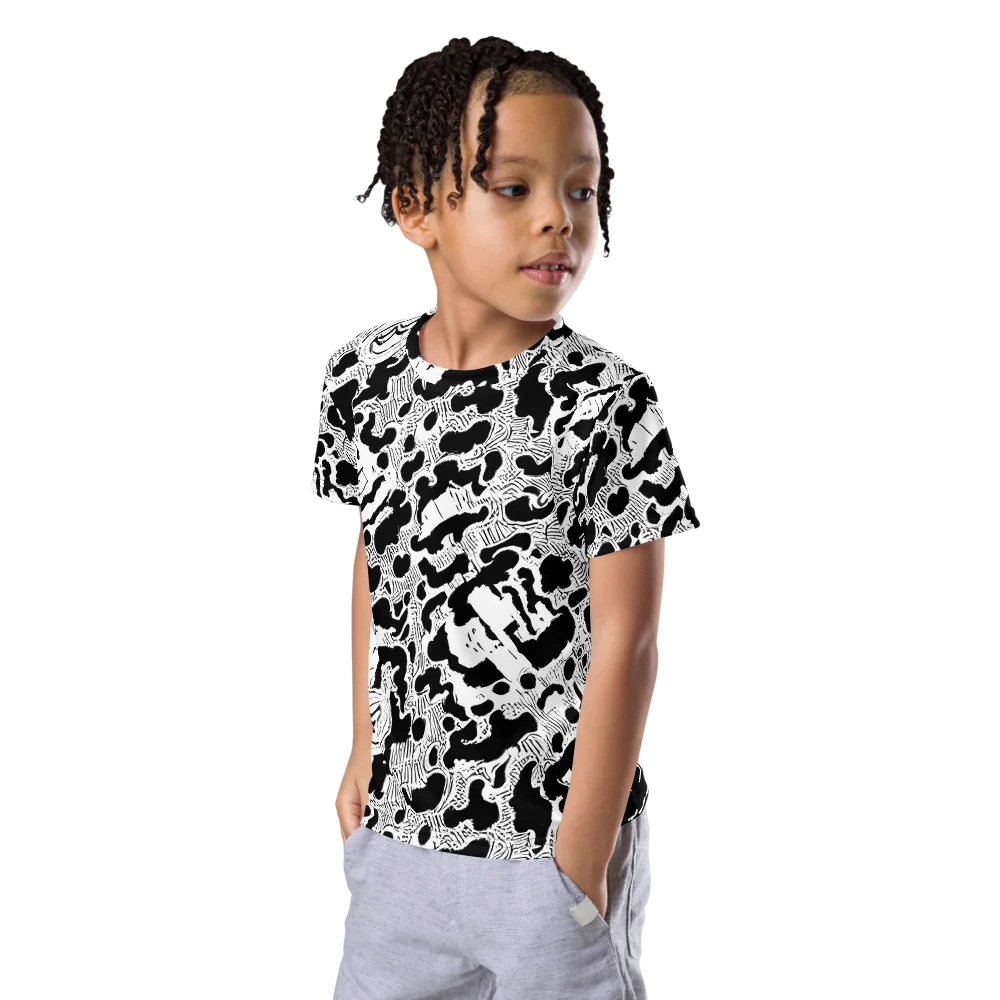 Inkbone Rapture on Kids Crew Neck T-Shirt — Left Front