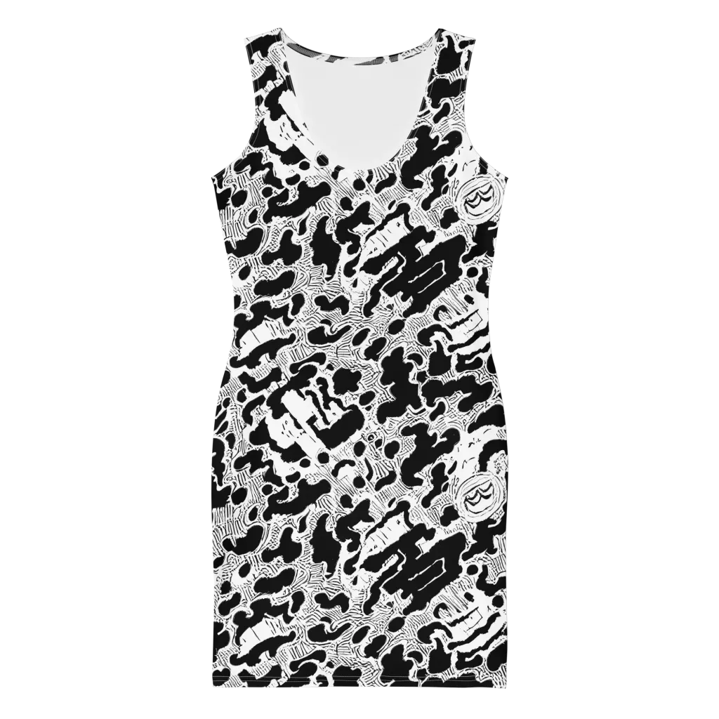Inkbone Rapture on Bodycon Dress — Front