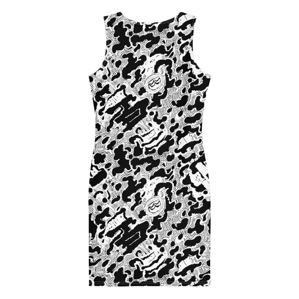 Inkbone Rapture on Bodycon Dress — Back