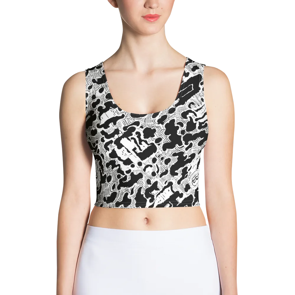 Inkbone Rapture on Crop Top — Front