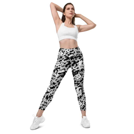 Inkbone Rapture on a Leggings with Pockets