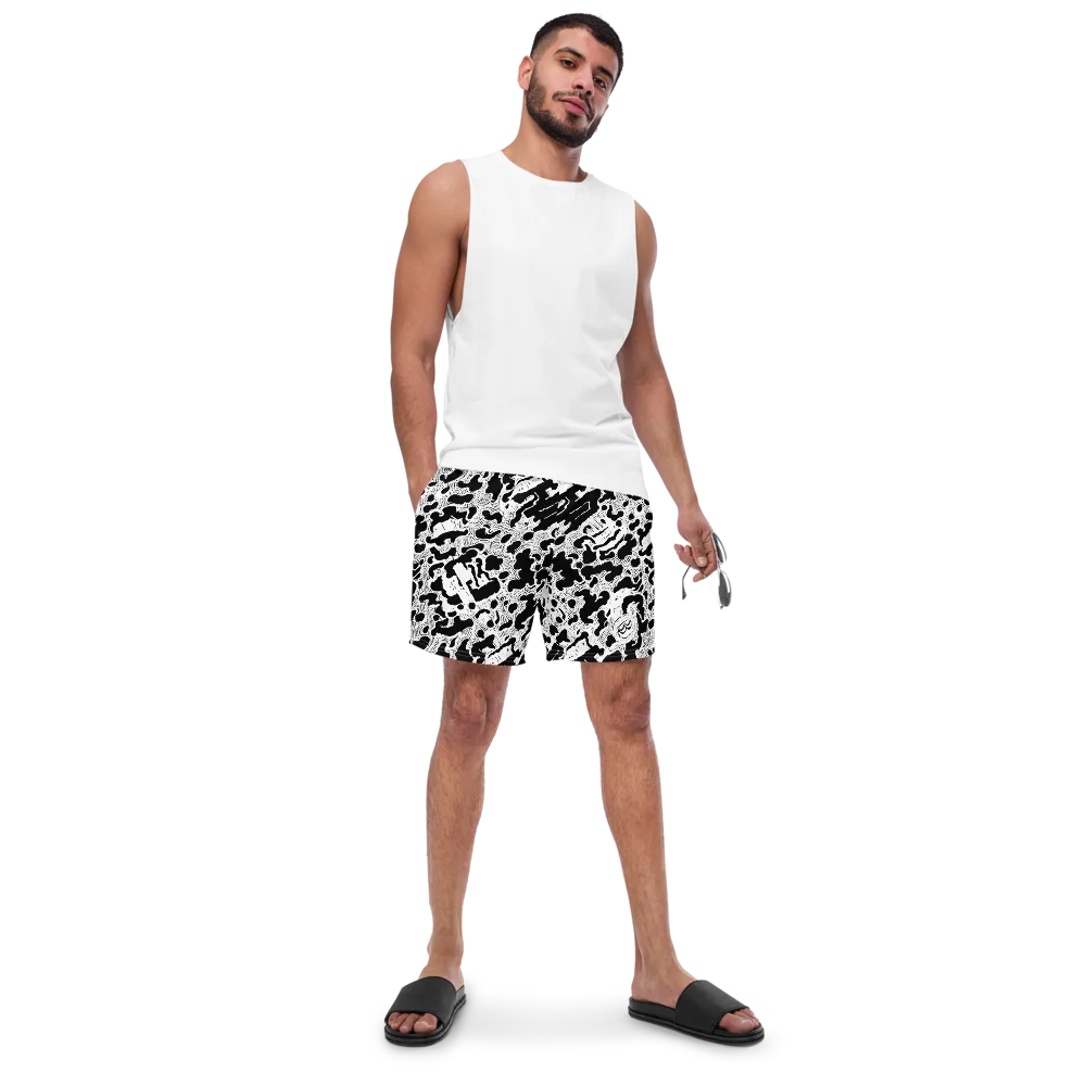 Inkbone Rapture on Swim Trunks — Front