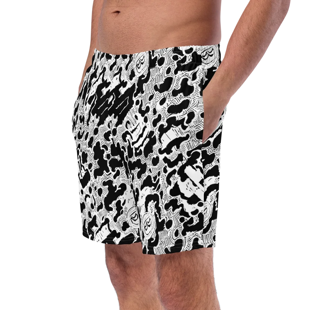 Inkbone Rapture on Swim Trunks — Left Front