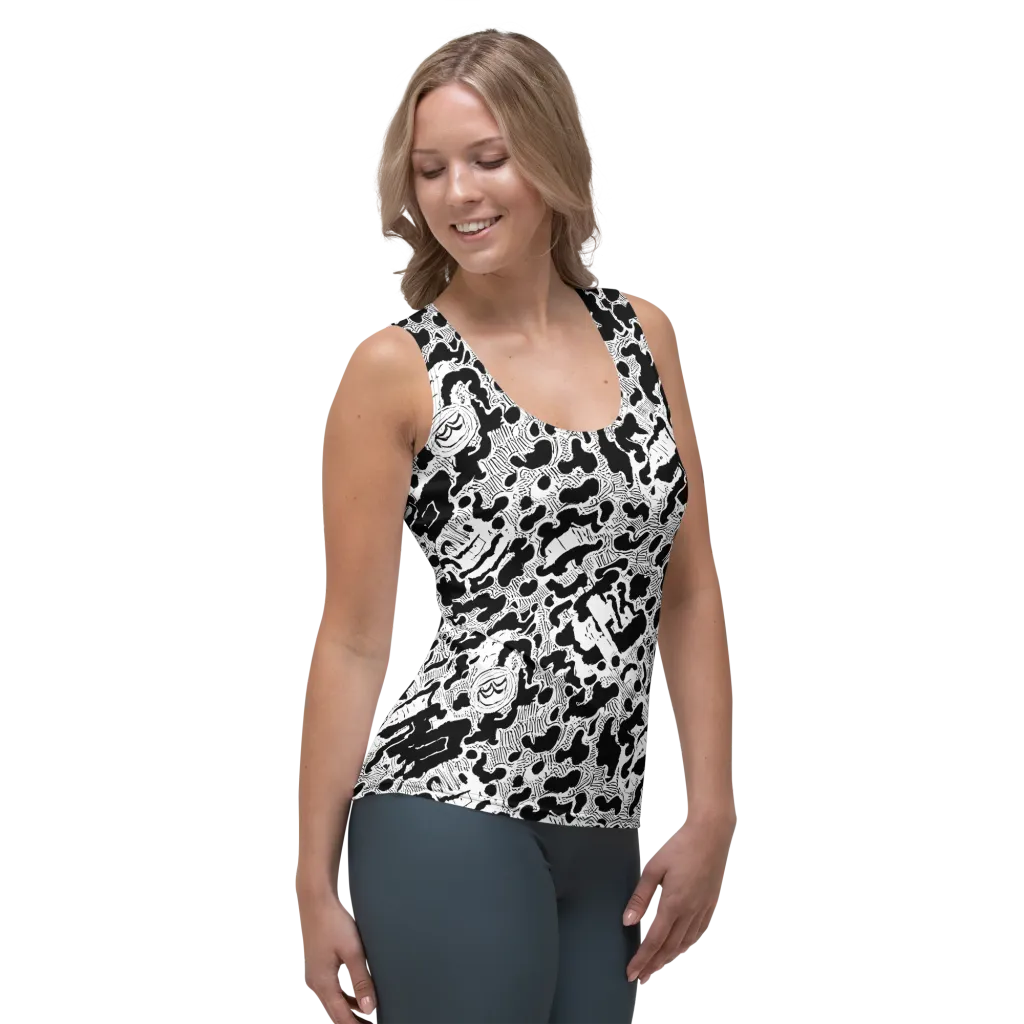 Inkbone Rapture on Women's Tank Top — Right Front