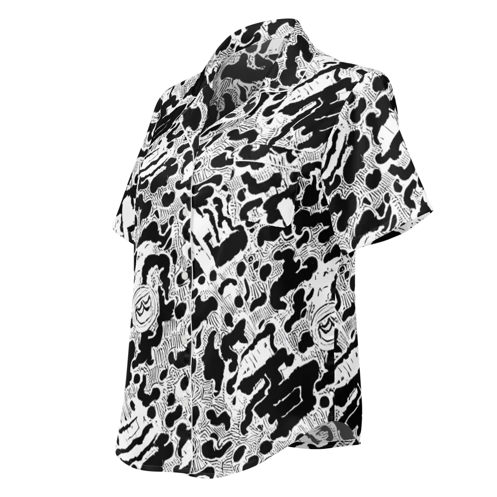 Inkbone Rapture on Women's Short Sleeve Pajama Top — Left Front