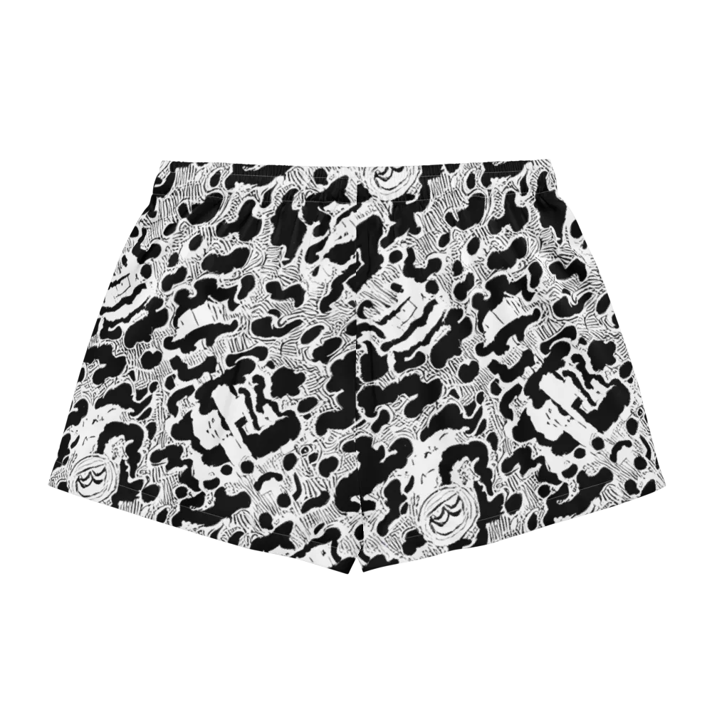 Inkbone Rapture on Women's Pajama Shorts — Back