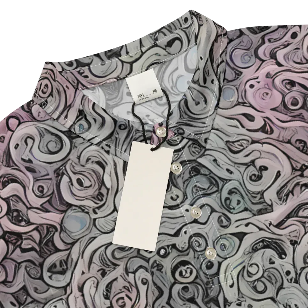 Pastel Vortex on Men's Slim Fit Polo Shirt — Product details