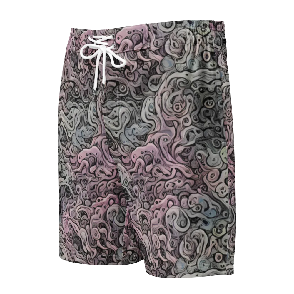 Pastel Vortex on Men's Board Shorts — Front