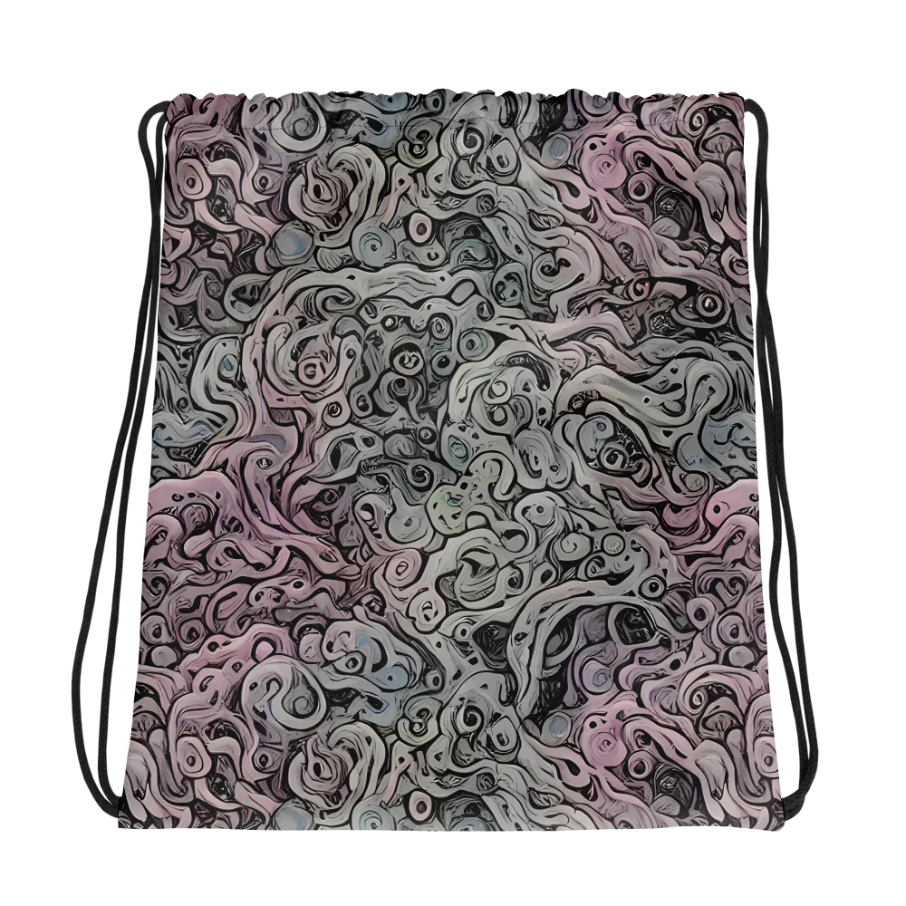 Pastel Vortex on Drawstring Bag — Photo