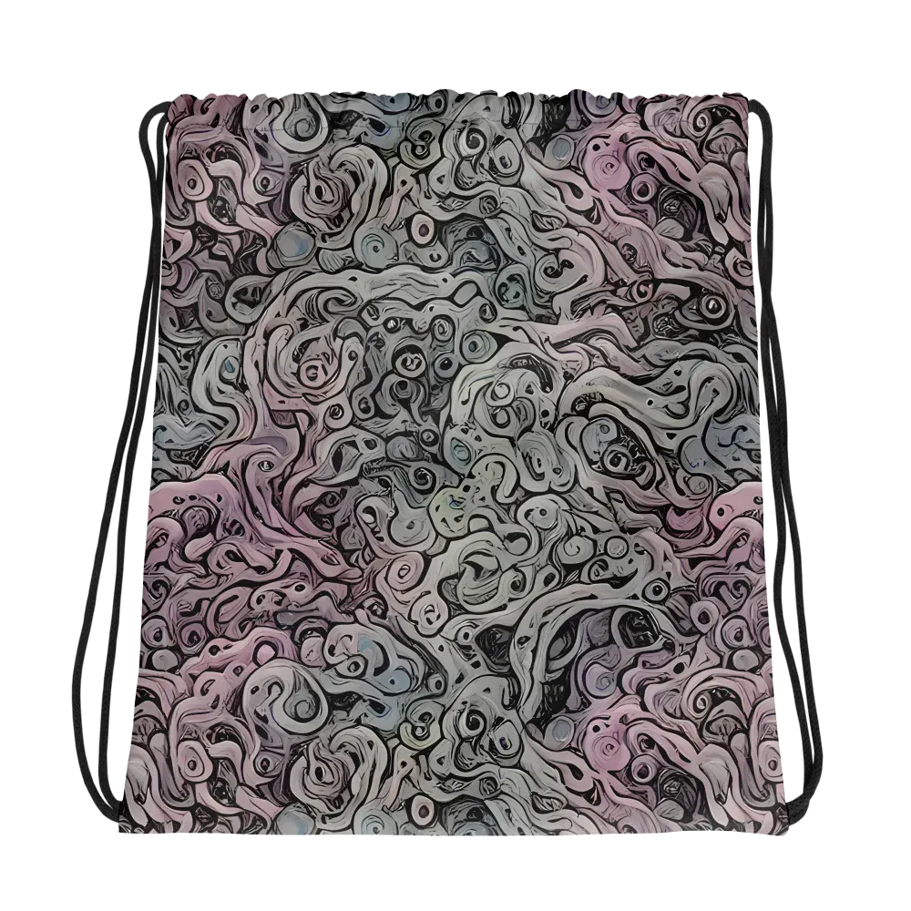 Pastel Vortex on Drawstring Bag — Photo