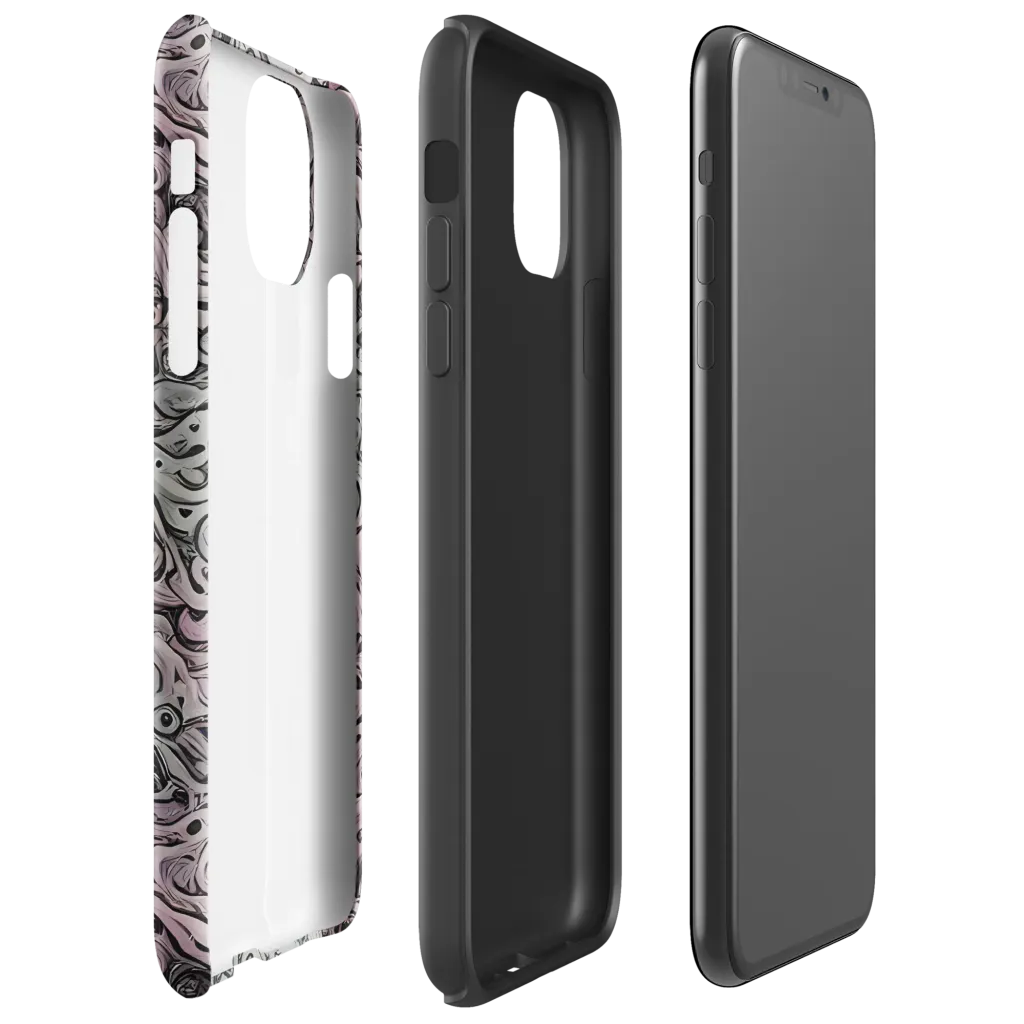 Pastel Vortex on Tough Case for iPhone® — Right