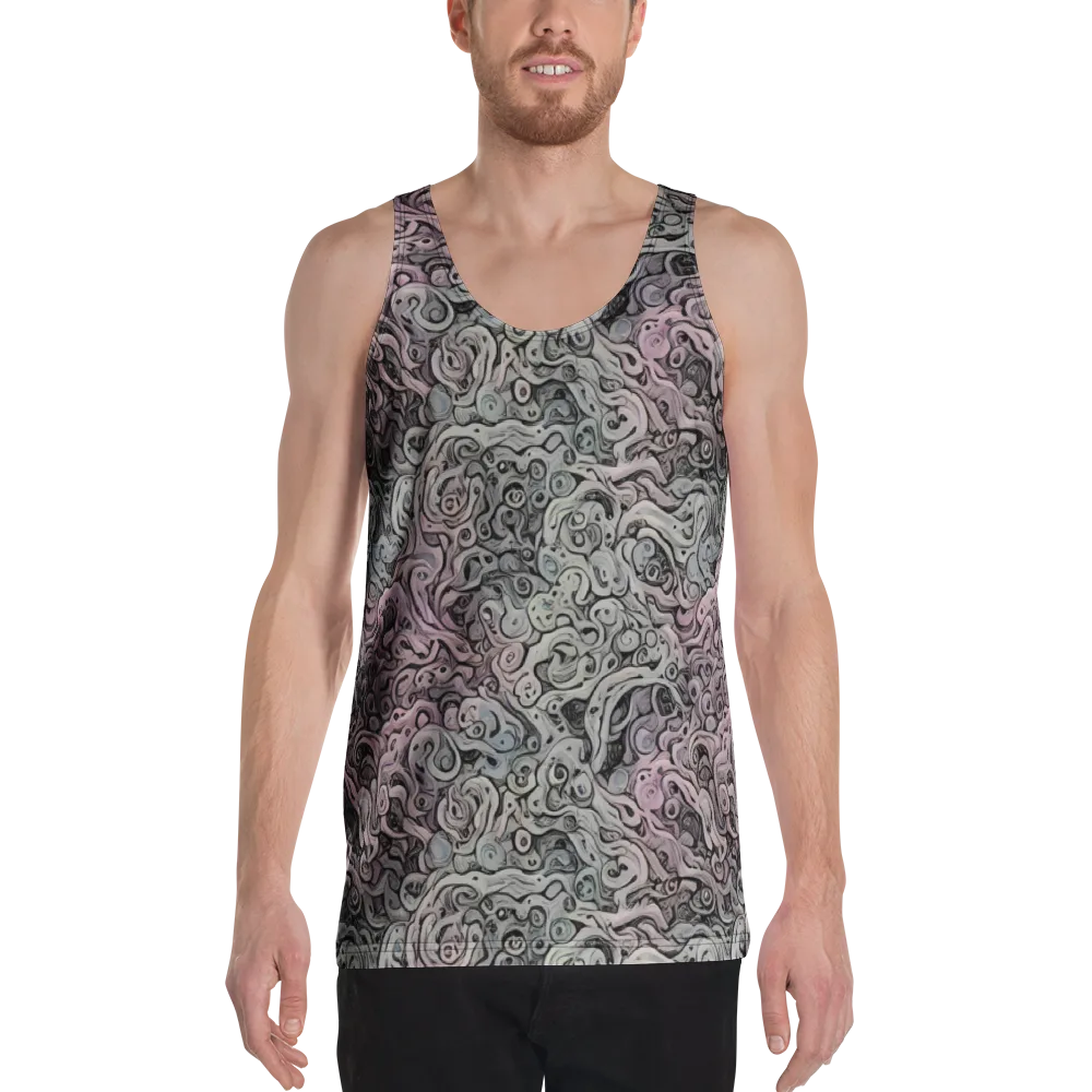 Pastel Vortex on Men's Tank Top — Front