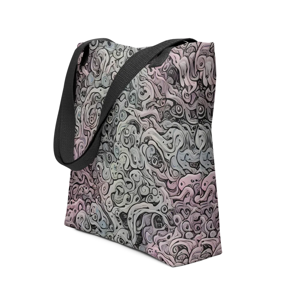 Pastel Vortex on Tote Bag — Front