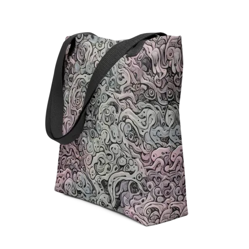 Pastel Vortex on a Tote Bag
