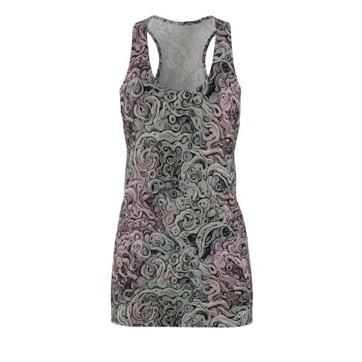 Pastel Vortex on a Racerback Dress