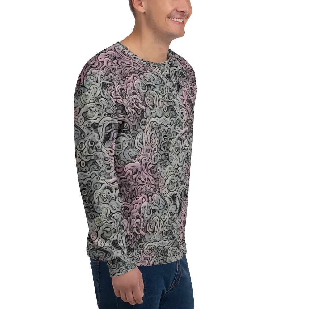 Pastel Vortex on Sweatshirt — Right Front