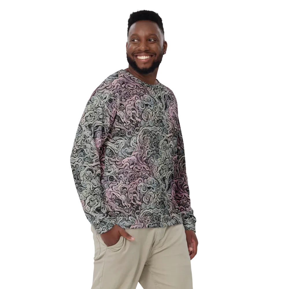 Pastel Vortex on Sweatshirt — Front