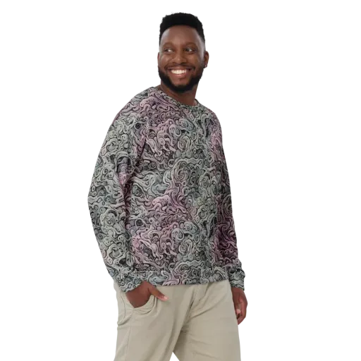 Pastel Vortex on a Sweatshirt