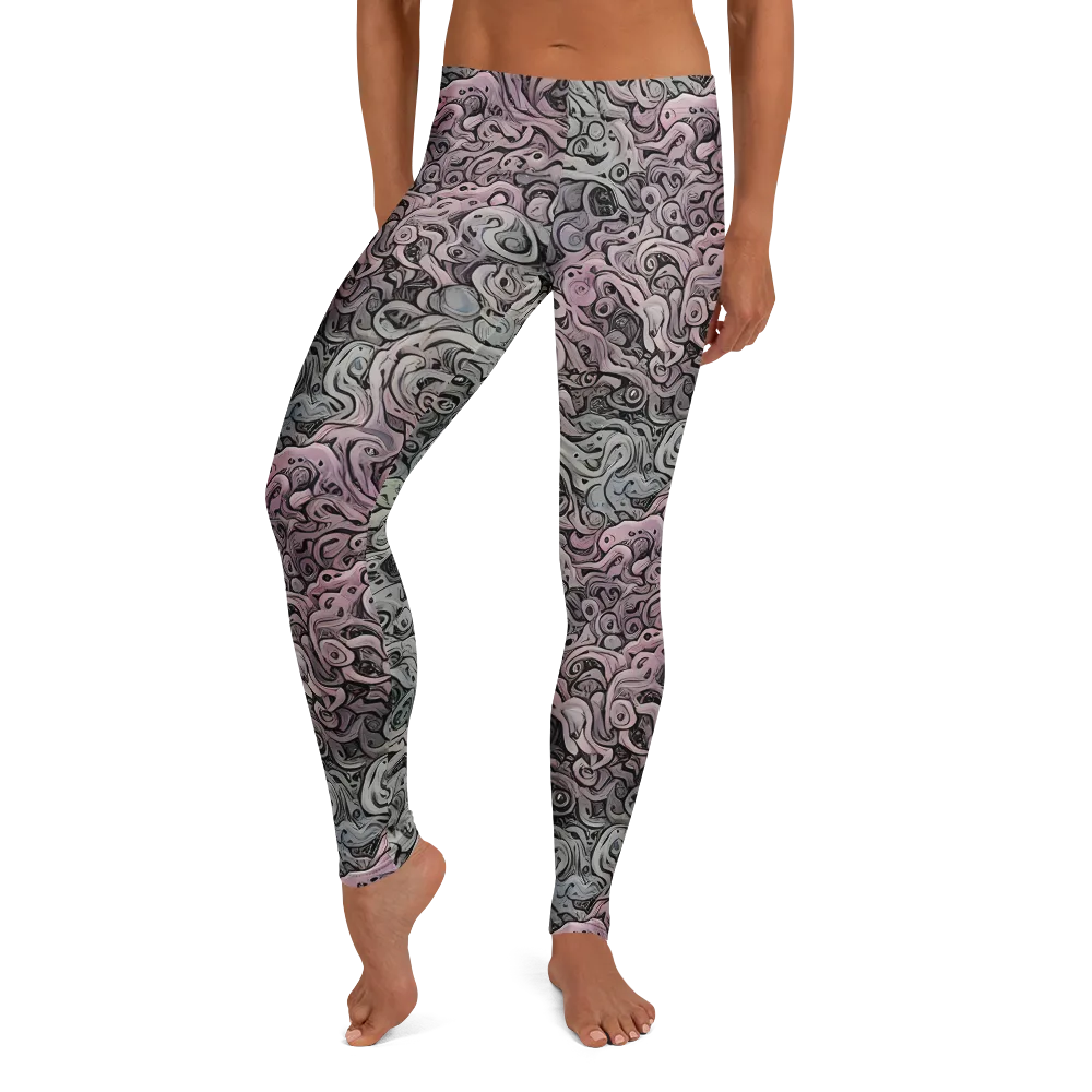 Pastel Vortex on Leggings — Front
