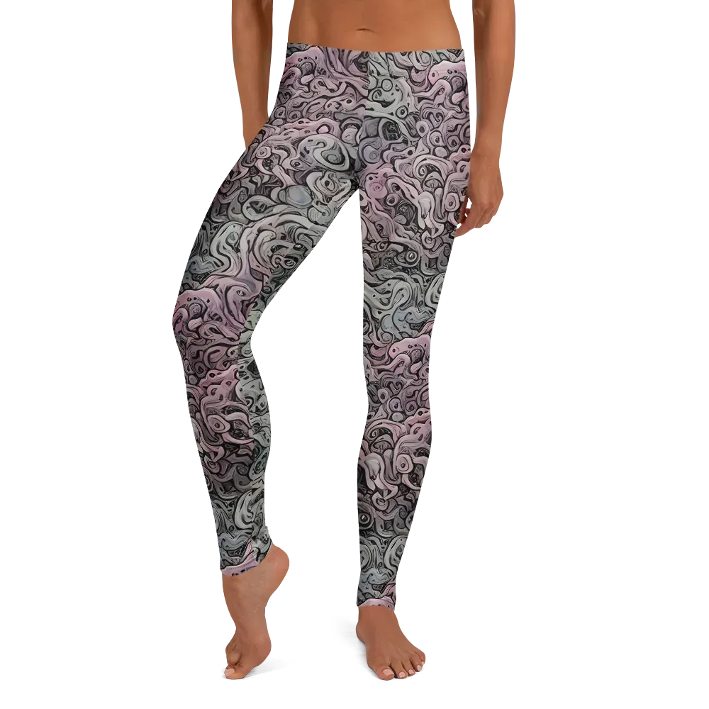 Pastel Vortex on Leggings — Front
