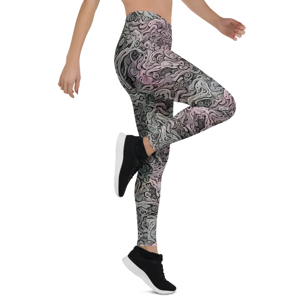Pastel Vortex on Leggings — Right