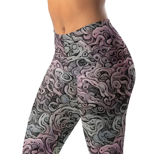 Pastel Vortex on a Leggings