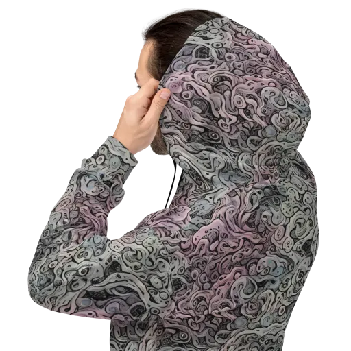 Pastel Vortex on a Hoodie
