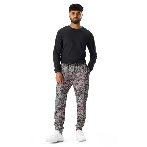 Pastel Vortex on a Men's Joggers
