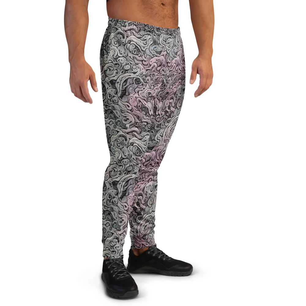 Pastel Vortex on Men's Joggers — Right