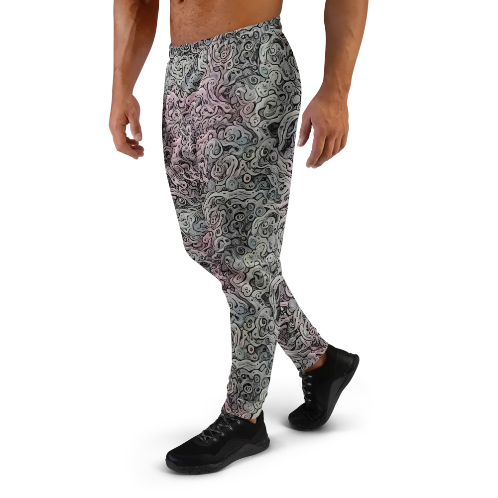 Pastel Vortex on Men's Joggers — Left
