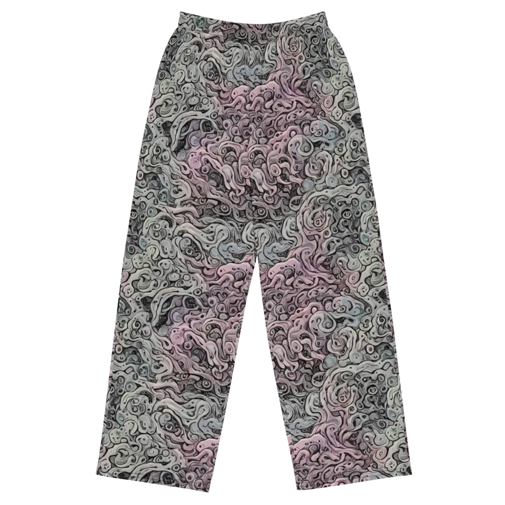 Pastel Vortex on Wide-Leg Pants — Front