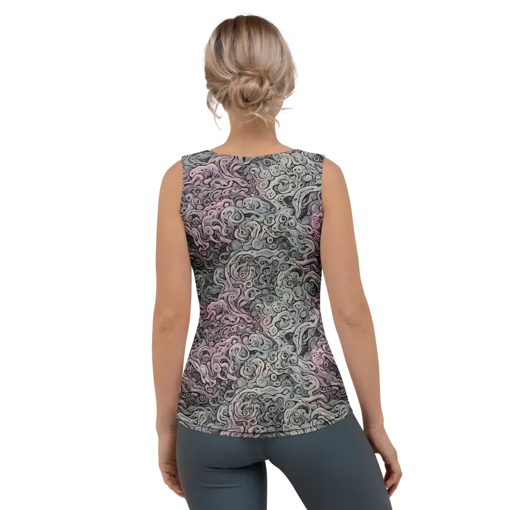 Pastel Vortex on Women's Tank Top — Back