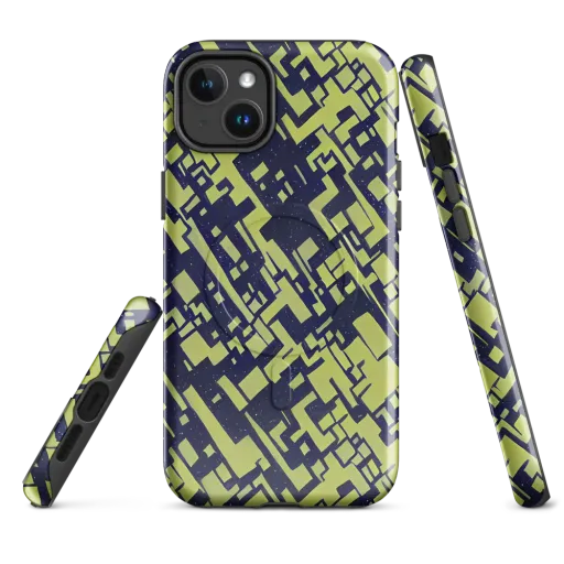 Lime Noir Maze on a MagSafe Tough Case for iPhone®