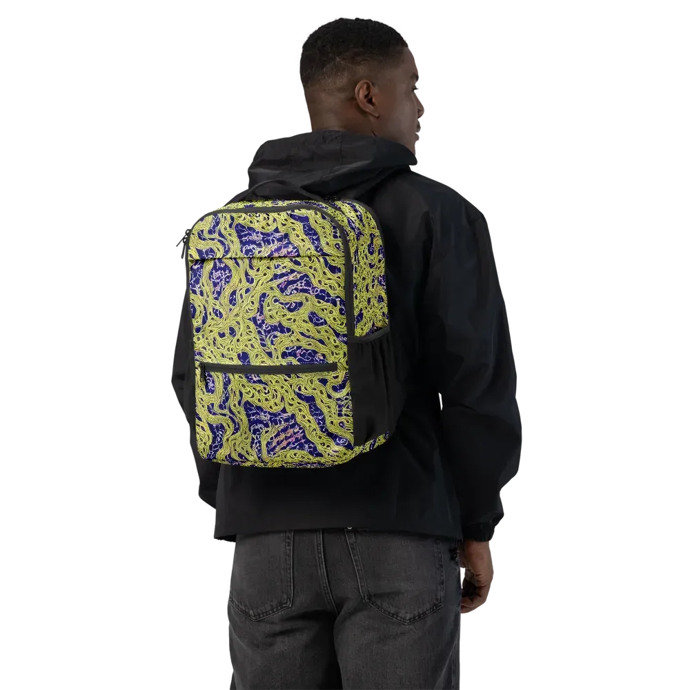 Midnight Marrow on Utility Backpack — Back