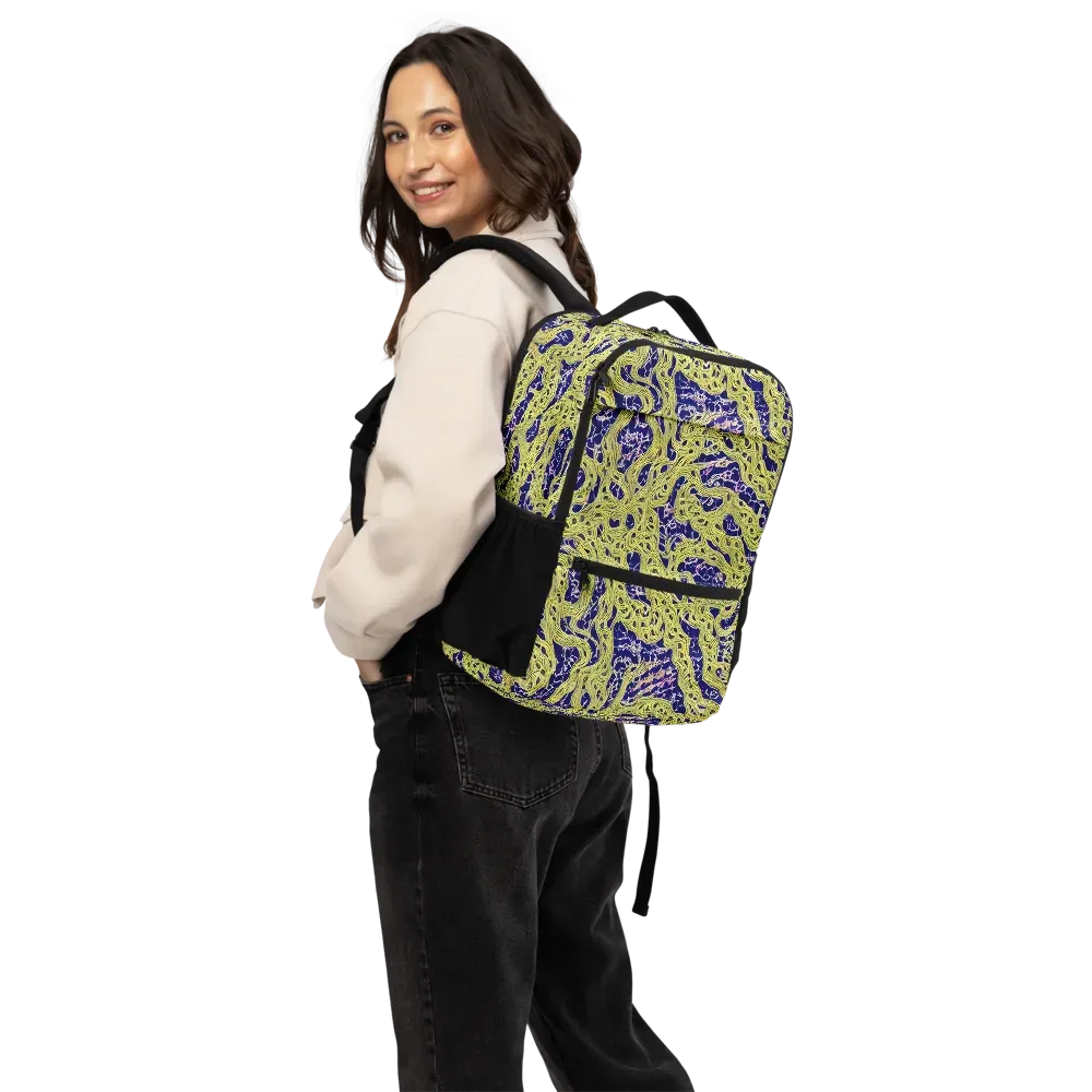 Midnight Marrow on Utility Backpack — Back