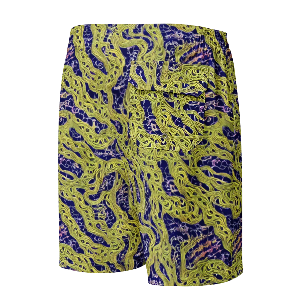 Midnight Marrow on Men's Board Shorts — Back