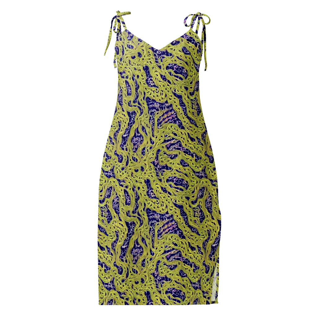 Midnight Marrow on Slip Dress — Front