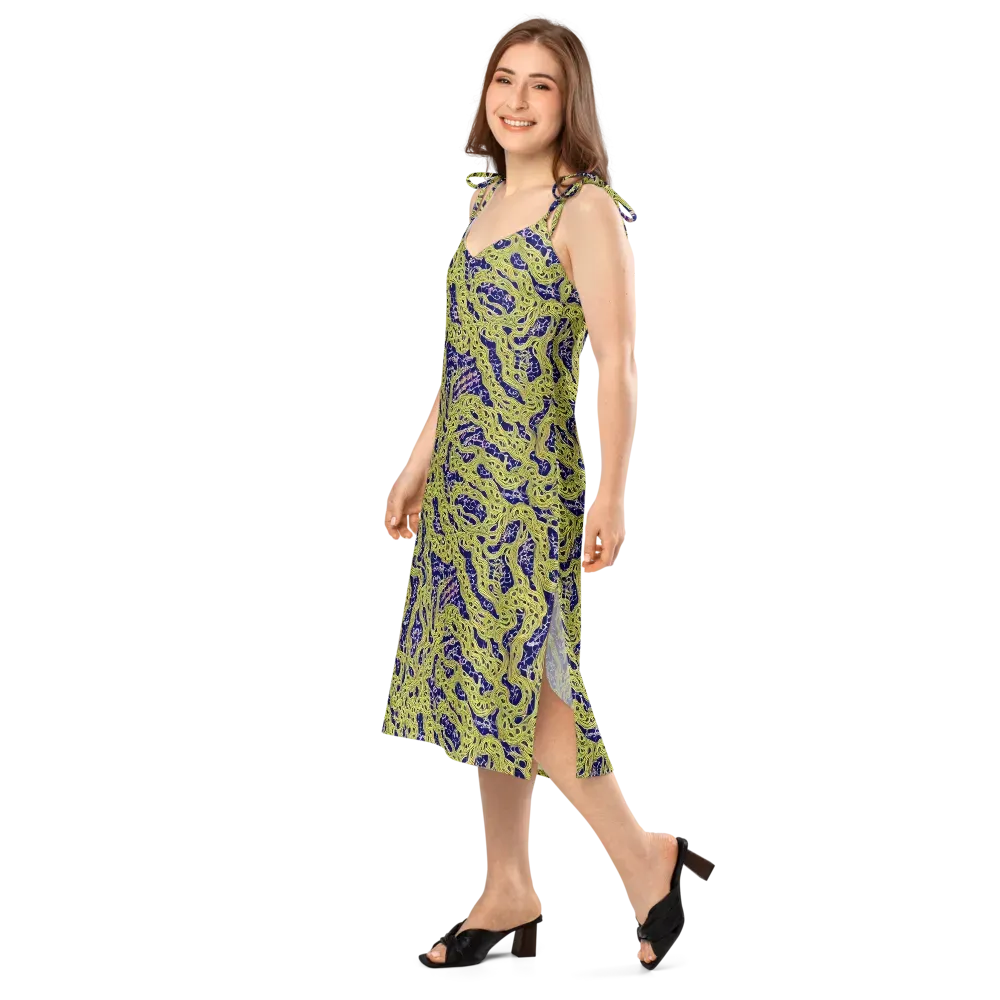 Midnight Marrow on Slip Dress — Left Front