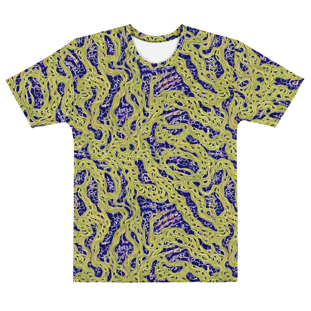 Midnight Marrow on Men's Cotton Crew Neck T-Shirt — Front