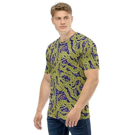Midnight Marrow on a Men's Crew Neck T-Shirt