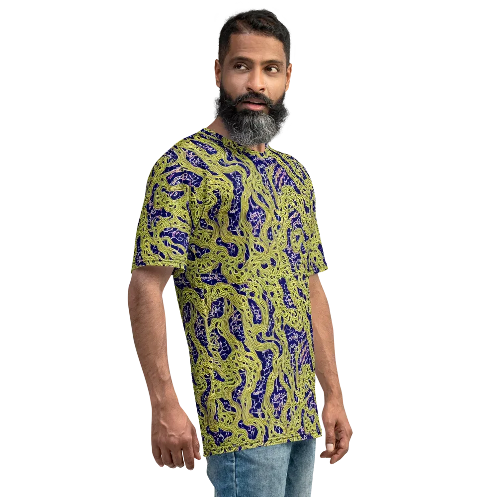 Midnight Marrow on Men's Crew Neck T-Shirt — Right