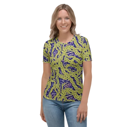 Midnight Marrow on a Women's Crew Neck T-Shirt