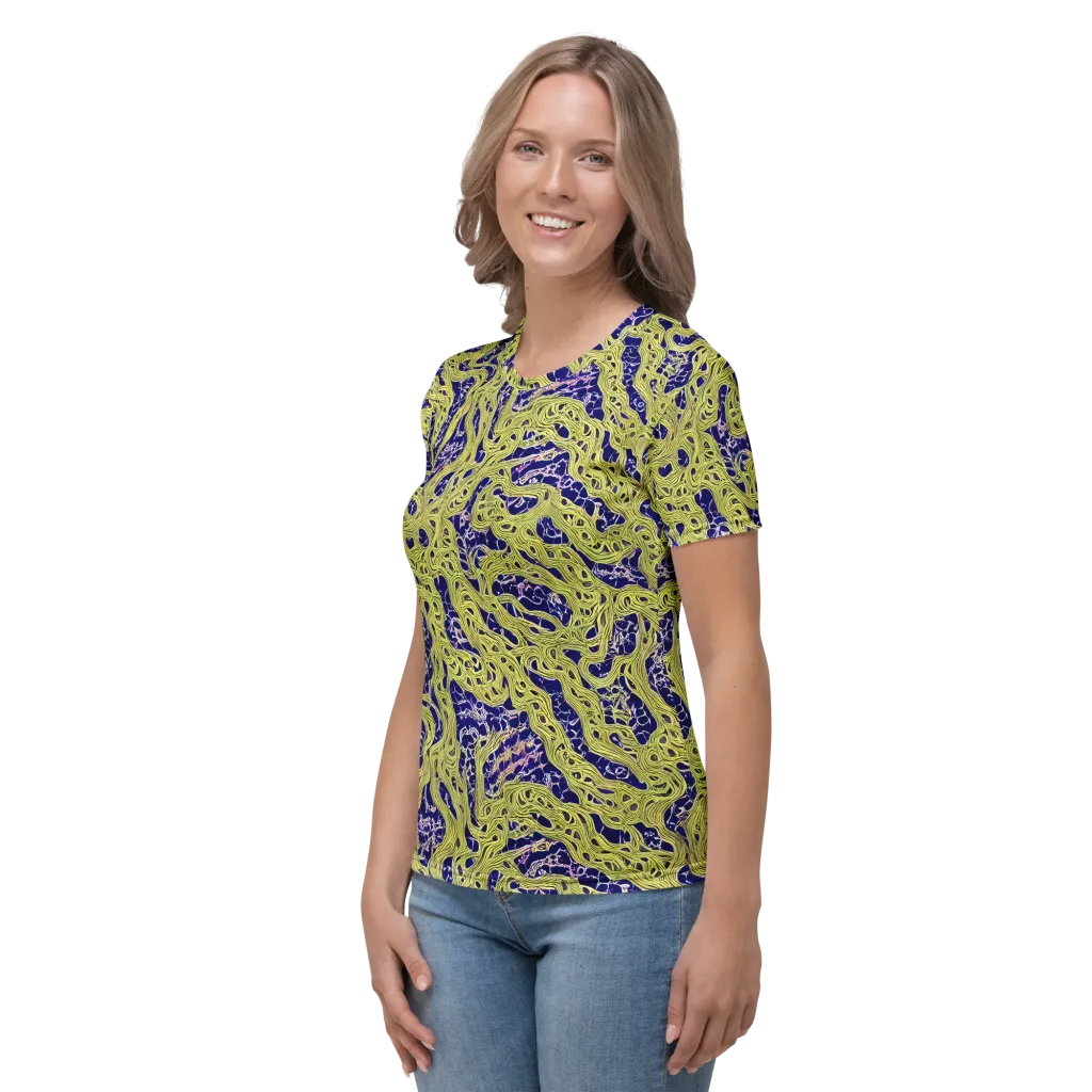 Midnight Marrow on Women's Crew Neck T-Shirt — Left
