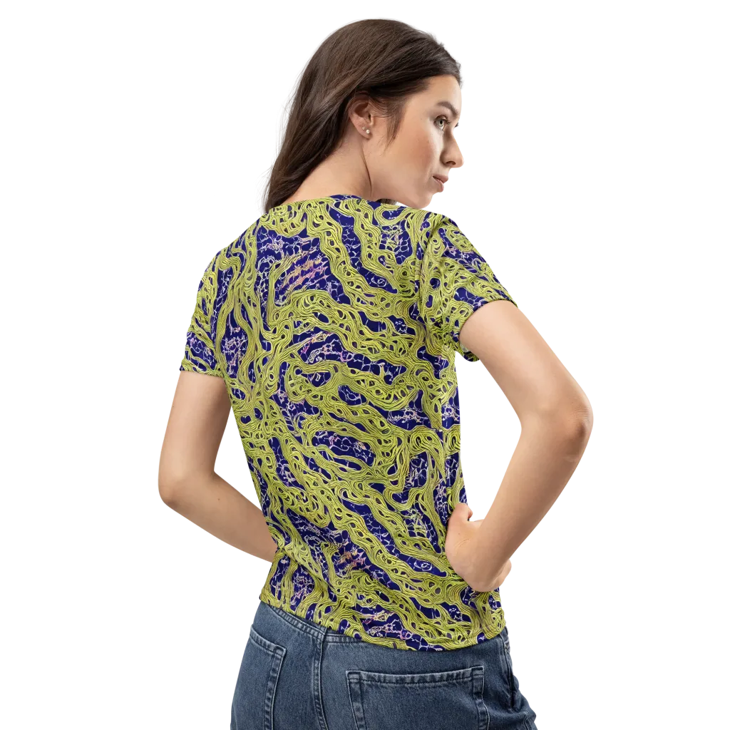 Midnight Marrow on Women's Crew Neck T-Shirt — Back