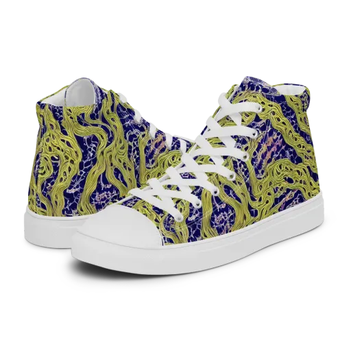 Midnight Marrow on a Women's High Top Canvas Shoes