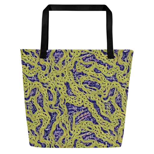 Midnight Marrow on a Large Tote Bag W/ Pocket