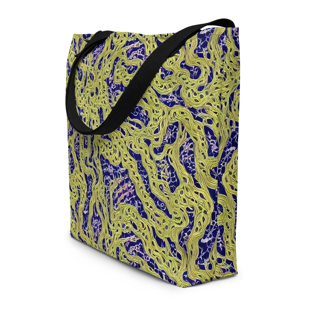 Midnight Marrow on Large Tote Bag W/ Pocket — Front